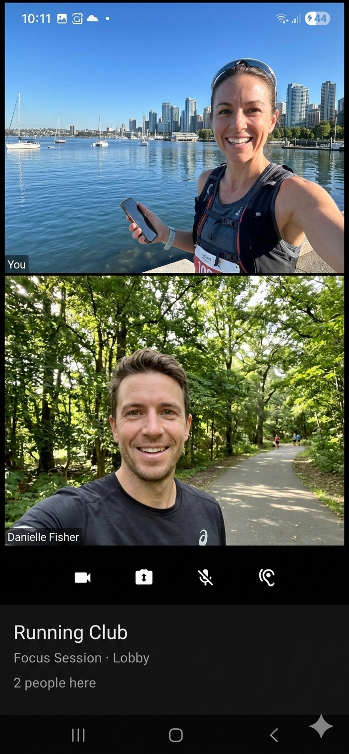 Pursue app focus session screen